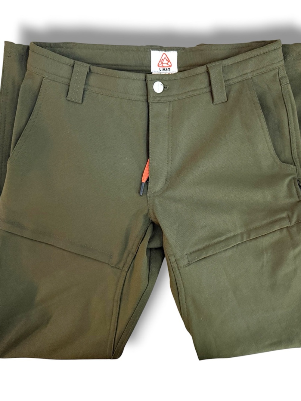 LIVSN Karst Pants Men's 30x30 Olive Green Stretch Outdoor Hiking Travel